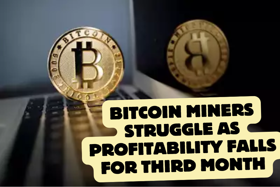 Bitcoin Miners Struggle as Profitability Falls for Third Month